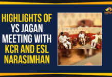 Highlights Of YS Jagan Meeting With KCR and ESL Narasimhan AP Political News, AP Political Updates, Case Against YCP MLA’s Son, ESL Narasimhan, Highlights Of YS Jagan Meeting With KCR, Highlights Of YS Jagan Meeting With KCR and ESL Narasimhan, Jagan and Narasimhan, Jagan Mohan Reddy, Jagan Mohan Reddy met KCR, KCR, mango news telugu, Telangana Governor, YCP Latest News, YCP MLA, YS Jagan Meeting and ESL Narasimhan, YS Jagan Meeting With KCR and ESL Narasimhan, YSRCP