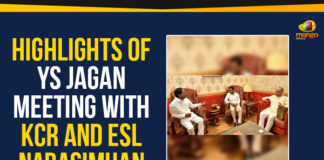AP Political News, AP Political Updates, Case Against YCP MLA’s Son, ESL Narasimhan, Highlights Of YS Jagan Meeting With KCR, Highlights Of YS Jagan Meeting With KCR and ESL Narasimhan, Jagan and Narasimhan, Jagan Mohan Reddy, Jagan Mohan Reddy met KCR, KCR, mango news telugu, Telangana Governor, YCP Latest News, YCP MLA, YS Jagan Meeting and ESL Narasimhan, YS Jagan Meeting With KCR and ESL Narasimhan, YSRCP