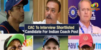 BCCI, Board of Control for Cricket in India, CAC To Interview Shortlisted Candidate, CAC To Interview Shortlisted Candidate For Indian Coach, CAC To Interview Shortlisted Candidate For Indian Coach On 16th August, Cricket Advisory Committee, Indian cricket team, Indian Cricket Team Coach, Lalchand Rajput, Mango News, Mike Hesson, Phil Simmons., Ravi Shastri, Robin Singh, Sports News 2019, Tom Moody