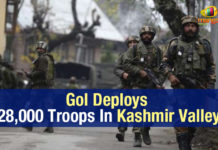 GoI Deploys 28,000 Troops In Kashmir Valley 28000 Troops, 28000 Troops In Kashmir, 28000 Troops In Kashmir Valley, BJP, CAPF, CAPF troops, Farooq Abdullah, GoI Deploys 28, GoI Deploys Troops In Kashmir, GoI Deploys Troops In Kashmir Valley, Jammu and Kashmi, Kashmir troop deployment, Kashmir Valley, Mango News, Mehbooba Mufti, Troops In Kashmir Valley