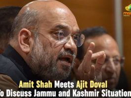 Ajit Doval To Discuss Jammu and Kashmir Situation, Amit Shah Meets Ajit Doval, Amit Shah Meets Ajit Doval To Discuss Jammu and Kashmir, Amit Shah Meets Ajit Doval To Discuss Jammu and Kashmir Situation, Article 370 in Jammu and Kashmir, Home Minister of India, Mango News, National Political News 2019, National Security Advisor of India, security of Jammu and Kashmir