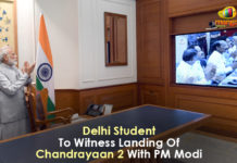 Delhi Student To Witness Landing Of Chandrayaan 2 With PM Modi Delhi Student To Witness Landing Of Chandrayaan 2 With PM Modi,Mango News,Chandrayaan 2 Landing With PM Modi,Witness Chandrayaan 2 Landing,Chandrayaan 2 landing on Moon surface,Prime Minister Narendra Modi,Delhi Student Chandrayaan 2,Chandrayaan 2 Witness