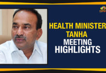 2018 Latest Political News, Etela Rajender, Etela Rajender Meeting With Telangana Aarogyasri Network Hospitals Association, Health Minister of Telangana, Health Minister-TANHA Meeting Highlights, Mango News, TANHA, Telangana Aarogyasri Network Hospitals Association, Telangana Aarogyasri Network Hospitals Association Meeting, Telangana Political Updates 2019