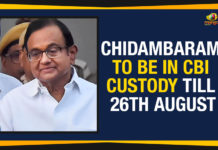 Chidambaram To Be In CBI Custody Till 26th August Chidambaram INX Media Case, Chidambaram INX Media Case Live Updates, Chidambaram To Be In CBI Custody Till 26th August, Congress Leader P Chidambaram INX Media Case, Congress Senior Leader P Chidambaram arrested, Congress Senior Leader P Chidambaram arrested In INX Media Case, former Finance Minister of India, INX Media case Live, INX Media Case-CBI gets Chidambaram custody for four days, Mango News