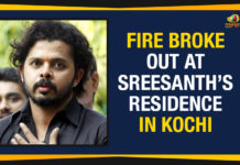 Fire Breaks Out At Sreesanth’s Residence In Kochi Fire Breaks Out At Sreesanth’s Residence In Kochi
