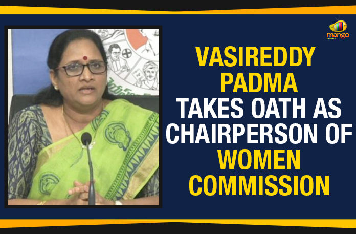2019 AP Assembly, 2019 AP Assembly Session, Ap Political Live Updates 2019, AP Political News, AP Political Updates, AP Political Updates 2019, Mango News, Tammineni Sitaram Speaker of the AP Assembly, Vasireddy Padma Takes Oath As Chairperson, Vasireddy Padma Takes Oath As Chairperson of Women Commission, Women and Child Welfare Minister of AP, YCP Live Updates, YSRCP Latest News, Yuvajana Sramika Rythu Congress Party