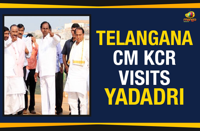 Anitha Ramachandran, Chief Minister of Telangana visited Yadadri, CM KCR Visits Yadadri, District Collector of Yadadri, KCR Visits Yadadri, Laxmi Narasimha Swamy Temple, Mango News, Sudharshna Yagam, Telangana cm kcr, Telangana CM KCR Sudharshna Yagam, Telangana CM KCR To Perform Sudharshna Yagam, Telangana CM KCR Visits Yadadri, Telangana Rashtra Samithi