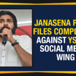 JanaSena Party Files Complaint Against YSRCP Social Media Wing JanaSena Party Files Complaint Against YSRCP Social Media Wing,Pawan Kalyan To Visit Amaravati On August 30 and 31st,Mango News,Janasena Party Chief Pawan Kalyan to visit Amaravati,Pawan Kalyan Latest News,Andhra Pradesh Latest News,AP Political News,Andhra Pradesh Political News,AP Political Telugu News,Today Latest Andhra Pradesh Political News,Jana Sena leaders file case against YSRCP social media wing