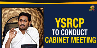 Andhra Pradesh Cabinet Will Meet On September 4, AP Cabinet Meet On September 4, AP Cabinet Meeting Latest Updates, AP Cabinet To Meet On September 4, AP Cabinet Will Be Held On September 4, AP Cabinet Will Meet On September 4, Ap Political Live Updates 2019, AP Political News, AP Political Updates, AP Political Updates 2019, Mango News, YSRCP To Conduct Cabinet Meeting