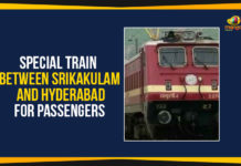 Special Train Between Srikakulam And Hyderabad For Passengers Duvvada, Hyderabad, Mango News, railway news, South zone railways, Special Train Between Srikakulam, Special Train Between Srikakulam And Hyd, Special Train Between Srikakulam And Hyderabad, Special Train Between Srikakulam And Hyderabad For Passengers, srikakulam, Srikakulam And Hyderabad, Train 07025 Srikakulam-Hyderabad
