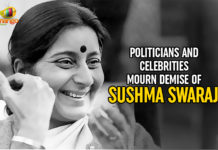 Politicians And Celebrities Mourn Demise Of Sushma Swaraj Celebrities Mourn Demise Of Sushma Swaraj, Politicians And Celebrities Mourn Demise Of Sushma Swaraj, Politicians Mourn Demise Of Sushma Swaraj, Prime Minister Narendra Modi, rip sushma swaraj, Sushma Swaraj, sushma swaraj antim yatra, sushma swaraj death, sushma swaraj death news, sushma swaraj dies, sushma swaraj family, sushma swaraj heart attack, Sushma Swaraj Last Rites, sushma swaraj last tweet, Sushma Swaraj Latest News, Sushma Swaraj news, Sushma Swaraj Passed Away, sushma swaraj passes away, sushma swaraj shradhanjali, sushma swaraj tribute