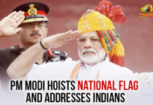 Delhi, Independence day, Independence Day 2019, Independence Day News, mango news telugu, Modi Hoisted The National Flag, Narendra Modi, Narendra Modi Hoisted The National Flag, PM Modi, PM Modi Hoisted The National Flag, PM Modi Hoists National Flag And Addresses Indians, Prime Minister Narendra Modi, Prime Minister Narendra Modi Hoisted, Red Fort, YS Jagan Hoists National Flag At Indira Gandhi Stadium