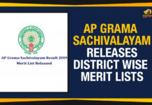 AP Grama Sachivalayam Releases District Wise Merit Lists AP Grama Sachivalayam Releases District Wise Merit, AP Grama Sachivalayam Releases District Wise Merit Lists, Ap Political Live Updates 2019, AP Political News, AP Political Updates, AP Political Updates 2019, AP Village Secretariat Jobs, AP Village Secretariat Jobs Merit List, AP Village Secretariat Jobs Merit List Reached To Districts, Secretariat Jobs Merit List Reached To Districts, Village Secretariat Jobs Merit List Reached To Districts