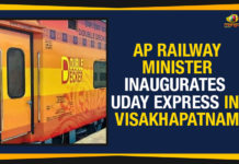 AP Railway Minister Inaugurates Uday Express In Visakhapatnam Ap Political Live Updates 2019, AP Political News, AP Political Updates, AP Political Updates 2019, AP Railway Minister Inaugurates Uday Express, AP Railway Minister Inaugurates Uday Express In Visakhapatnam, India First Business Class Double Decker Express Train, Latest Breaking News, Mango News, UDAY Double Decker Express Rail, UDAY Double Decker Express Rail Latest Updates, UDAY Double Decker Express Rail Started, UDAY Express Double Decker Train, Uday Express In Visakhapatnam