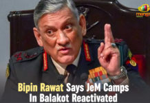 Bipin Rawat Says JeM Camps In Balakot Reactivated, Chief of the Indian Army, General Bipin Rawat, Indian Air Force, JeM Camps In Balakot Reactivated, Latest Political Breaking News, Mango News, National News Headlines Today, national news updates 2019, National Political News 2019, pakistan, terror camps in Balakot, the Chief of the Indian Army