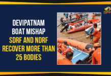 AP Breaking News, AP latest breaking news, Dead Bodies Found In Devipatnam Boat Accident, Devipatnam Boat Accident, Devipatnam Boat Accident Dead Bodies, Devipatnam Boat Accident Latest News, Devipatnam Boat Accident Updates, Devipatnam Boat Mishap, Devipatnam Boat Mishap Latest Updates, Devipatnam Boat Mishap SDRF And NDRF Recover More Than 25 Bodies, Godavari boat accident, National Disaster Rescue Force, Papikondalu boat accident, State Disaster Rescue Force