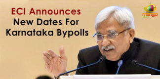 ECI Announces New Dates For Karnataka Bypolls,Mango News, Latest Political Breaking News 2019,Karnataka Bypolls Updates,Karnataka Bypolls 2019,Karnataka Bypolls 2019 Dates,Karnataka Assembly byelections,Karnataka Breaking News Today