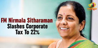 Corporate Taxes For Domestic Companies, FM Nirmala Sitharaman Slashes Corporate Tax To 22%, Latest Political Breaking News, Mango News, National News Headlines Today, national news updates 2019, National Political News 2019, Nirmala Sitharaman Cuts Corporate Taxes, Nirmala Sitharaman Cuts Corporate Taxes For Domestic Companies, Nirmala Sitharaman Slashes Corporate Tax To 22%