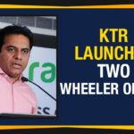 KTR Launches Two Wheeler Of DRF,Mango News,KTR launches DRF,Minister KTR launches DRF,Disaster Rescue Force Two Wheeler,GHMC ED Vishwajit,Telangana Disaster Response Force,two wheeler vehicles of DRF