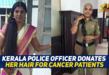 Kerala Police Officer Donates Her Hair For Cancer Patients 2019 Latest Breaking News, Aparna Lavakumar, breaking news, cancer patients, Kerala Police Donates Her Hair For Cancer Patients, Kerala Police Officer Donates Her Hair For Cancer Patients, Latest Political Breaking News, Mango News, National News Headlines Today, national news updates 2019, National Political News 2019, Police Officer Donates Her Hair For Cancer Patients, senior police officer in Kerala