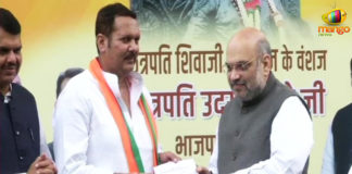 Latest Political Breaking News, Mango News, MP Udayanraje Bhonsle Joins BJP, National News Headlines Today, national news updates 2019, National Political News 2019, NCP MP Udayanraje Bhonsle, NCP MP Udayanraje Bhonsle Joins BJP, NCP MP Udayanraje Bhonsle Joins BJP Party, Udayanraje Bhonsle Joins BJP