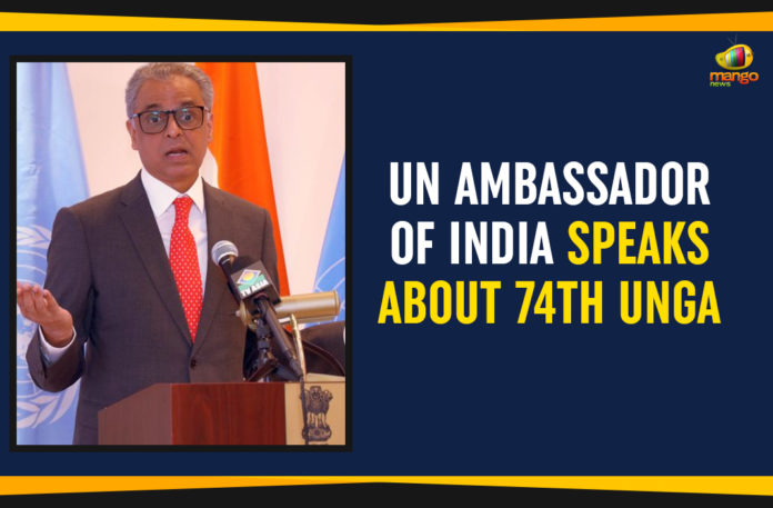 74th UN General Assembly Session, 74th UNGA session, Jammu And Kashmir Issue, Latest Political Breaking News, Mango News, National News Headlines Today, national news updates 2019, National Political News 2019, Permanent Mission of India to the UN, Syed Akbaruddin, UN Ambassador Of India Speaks About 74th UNGA Session, United Nations Ambassador of India