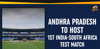 2019 Latest Sport News, 2019 Latest Sport News And Headlines, Andhra Cricket Association, Andhra Pradesh To Host 1st India South Africa Test Match, AP To Host 1st India-South Africa Test Match, Cricket News, Cricket updates, Dr. YSR ACA-VDCA Stadium in Visakhapatnam, Indian cricket team, Latest Sports News, latest sports news 2019, mango news telugu, Sports Updates, Test match between India and South Africa