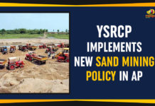 Andhra Pradesh Mineral Development Corporation, Ap Political Live Updates 2019, AP Political News, AP Political Updates, AP Political Updates 2019, Mango News, the Chief Minister of AP, Y.S. Jagan Mohan Reddy, YCP Implements New Sand Mining Policy, YCP Implements New Sand Mining Policy In AP, YCP Latest Updates 2019, YSRCP Implements New Sand Mining Policy, YSRCP Implements New Sand Mining Policy In AP, Yuvajana Sramika Rythu Congress Party