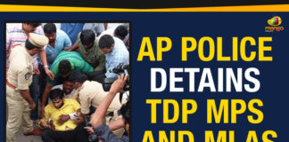 AP Police Detains TDP MPs And MLAs, Ap Political Live Updates 2019, AP Political News, AP Political Updates, AP Political Updates 2019, Chalo Atmakur AP Police Detains TDP MPs And MLAs, Chalo Atmakur rally in Guntur, Chandrababu Naidu and Nara Lokesh Chalo Atmakur Rally, Chandrababu Naidu and Nara Lokesh Chalo Atmakur rally in Guntur, Chandrababu Naidu and Nara Lokesh Under House Arrest, Chandrababu Naidu Chalo Atmakur Rally, Chandrababu Naidu Under House Arrest, Mango News