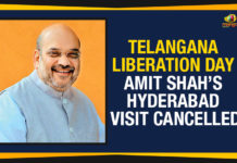 Telangana Liberation Day – Amit Shah’s Hyderabad Visit Cancelled Amit Shah Hyderabad Visit Cancelled, Bharatiya Janata Party, Celebration Of Telangana Liberation Day, Mango News, Political Updates 2019, Tamilisai Soundararajan, Telangana, Telangana Breaking News, Telangana Liberation Day, Telangana Liberation Day Amit Shah Hyderabad Visit Cancelled, Telangana Political Live Updates, Telangana Political Updates, Telangana Political Updates 2019, Telangana Vimochana Committee, the Governor of Telangana