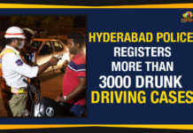 3000 Drunk Driving Cases In 30 Days, Hyderabad Police Registers More Than 3000 Drunk Driving Cases, Hyderabad Police Registers More Than 3000 Drunk Driving Cases In 30 Days, Mango News, Police Registers More Than 3000 Drunk Driving Cases, Police Registers More Than 3000 Drunk Driving Cases In 30 Days, Political Updates 2019, Telangana, Telangana Breaking News, telangana latest news, Telangana Political Live Updates