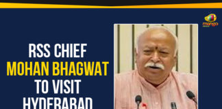 Bhagyanagar Ganesh Utsav Samithi, Ganesh immersion 2019, Ganesh immersion program, Mango News, Mohan Bhagwat To Visit Hyderabad, Rashtriya Swayamsevak Sangh, RSS chief Mohan Bhagwat, RSS Chief Mohan Bhagwat To Visit Hyderabad, RSS President, Swami Pragyanand, Telangana Latest News and updates, Telangana Latest news Live Updates, the founder of the Pragya Mission