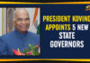 Governor Tamilisai Soundararajan, Himachal Pradesh, Kerala, Kovind Appoints 5 New State Governors, maharashtra, Mango News, President Kovind Appoints 5 New State Governors, rajasthan, Ram Nath Kovind Appoints 5 New State Governors, Soundararajan Appointed As Telangana New Governor, Soundararajan Appointed As Telangana State New Governor, Tamilisai Soundararajan, Telangana
