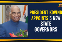 President Kovind Appoints 5 New State Governors Governor Tamilisai Soundararajan, Himachal Pradesh, Kerala, Kovind Appoints 5 New State Governors, maharashtra, Mango News, President Kovind Appoints 5 New State Governors, rajasthan, Ram Nath Kovind Appoints 5 New State Governors, Soundararajan Appointed As Telangana New Governor, Soundararajan Appointed As Telangana State New Governor, Tamilisai Soundararajan, Telangana