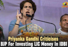 Priyanka Gandhi Criticises BJP For Investing LIC Money In IDBI All India Congress Committee, BJP For Investing LIC Money In IDBI, Latest Political Breaking News, Life Insurance Corporation of India, Mango News, National News Headlines Today, national news updates 2019, National Political News 2019, Priyanka Gandhi Criticises BJP, Priyanka Gandhi Criticises BJP For Investing LIC Money, Priyanka Gandhi Criticises BJP For Investing LIC Money In IDBI