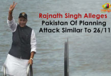Rajnath Singh Alleges Pakistan Of Planning Attack Similar To 26/11 Rajnath Singh Alleges Pakistan Of Planning Attack Similar To 26/11,Mango News,India Pakistan,Pakistan Planning Attack,Pakistan Another Attack,Pakistan 26/11 Attack,Rajnath Singh Alleges Pakistan Attack