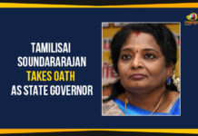 Telangana – Tamilisai Soundararajan Takes Oath As State Governor https://themangonews.com/telangana/tamilisai-soundararajan-to-take-oath-as-telangana-governor/