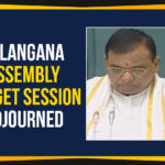 Political Updates 2019, Telangana, Telangana Assembly Budget Session, Telangana Assembly Budget Session 2019, Telangana Assembly Budget Session 2019-20, Telangana Assembly Budget Session Adjourned, Telangana Breaking News, Telangana Budget Assembly Sessions Adjourns To 14th September, Telangana Budget Assembly Sessions Adjourns To September 14th, Telangana Political Live Updates, Telangana Political Updates, Telangana Political Updates 2019