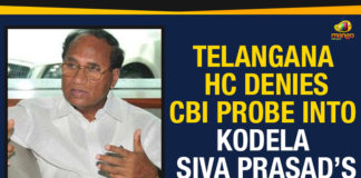 CBI Probe Into Kodela Siva Prasad Rao Death, HC Denies CBI Probe Into Kodela Siva Prasad Rao Death, Kodela Siva Prasad Rao Death, Mango News, Political Updates 2019, Telangana, Telangana Breaking News, Telangana HC Denies CBI Probe Into Kodela Death, Telangana HC Denies CBI Probe Into Kodela Siva Prasad Rao Death, Telangana Political Live Updates, Telangana Political Updates, Telangana Political Updates 2019