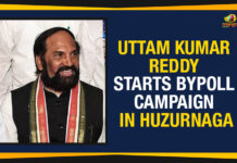 Uttam Kumar Reddy Starts Bypoll Campaign In Huzurnagar Huzurnagar Assembly Bypoll, Huzurnagar Assembly constituency bypoll, Huzurnagar constituency bypoll, Mango News, Political Updates 2019, Starts Bypoll Campaign In Huzurnagar, Telangana, Telangana Breaking News, Telangana Political Live Updates, Telangana Political Updates, Telangana Political Updates 2019, Telangana Rashtra Samithi, uttam kumar reddy, Uttam Kumar Reddy Starts Bypoll Campaign, Uttam Kumar Reddy Starts Bypoll Campaign In Huzurnagar