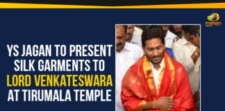 Ap Political Live Updates 2019, AP Political News, AP Political Updates, AP Political Updates 2019, Brahmotsavam celebrations in Tirupati, Chief Minister of Andhra Pradesh, Jagan Mohan Reddy, Lord Venkateswara At Tirumala Temple, Mango News, Silk Garments To Lord Venkateswara At Tirumala Temple, Tirumala Tirupati Devasthanam, YS Jagan To Present Silk Garments To Lord Venkateswara, YS Jagan To Present Silk Garments To Lord Venkateswara At Tirumala Temple
