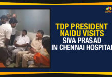 Ap Political Live Updates 2019, AP Political News, AP Political Updates, AP Political Updates 2019, Chandrababu Naidu Visits Siva Prasad In Chennai Hospital, Mango News, Siva Prasad MP of Chittoor district, TDP President Chandrababu Naidu Visits Siva Prasad In Chennai Hospital, TDP President Naidu Visits Siva Prasad In Chennai, TDP President Naidu Visits Siva Prasad In Chennai Hospital