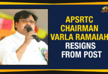 Ap Political Live Updates 2019, AP Political News, AP Political Updates, AP Political Updates 2019, APSRTC Chairman Varla Ramaiah Resigns, APSRTC Chairman Varla Ramaiah Resigns From Post, APSRTC Latest News, APSRTC Latest Updates, Mango News, Varla Ramaiah Resigns, Varla Ramaiah Resigns From APSRTC, Varla Ramaiah Resigns From APSRTC Chairman Post