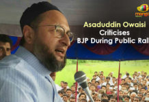 Asaduddin Owaisi Criticises BJP During Public Rally All India Majlis-e-Ittehadul Muslimeen, Asaduddin Owaisi Criticises BJP, Asaduddin Owaisi Criticises BJP During Public Rally, Asaduddin Owaisi Criticises BJP During Rally, Bharatiya Janata Party, Latest Political Breaking News, Mango News, National News Headlines Today, national news updates 2019, National Political News 2019, Owaisi Criticises BJP During Public Rally