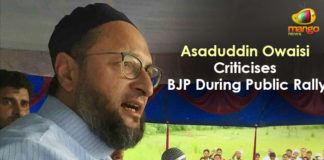 All India Majlis-e-Ittehadul Muslimeen, Asaduddin Owaisi Criticises BJP, Asaduddin Owaisi Criticises BJP During Public Rally, Asaduddin Owaisi Criticises BJP During Rally, Bharatiya Janata Party, Latest Political Breaking News, Mango News, National News Headlines Today, national news updates 2019, National Political News 2019, Owaisi Criticises BJP During Public Rally