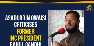 All India Majlis-e-Ittehadul Muslimeen, Asaduddin Owaisi Criticises Former INC President, Asaduddin Owaisi Criticises Former INC President Rahul Gandhi, Asaduddin Owaisi Criticises Former Rahul Gandhi, Former INC President Rahul Gandhi, Latest Political Breaking News, Maharashtra Assembly Elections, Mango News, National News Headlines Today, national news updates 2019, National Political News 2019, Owaisi Criticises Former INC President Rahul Gandhi