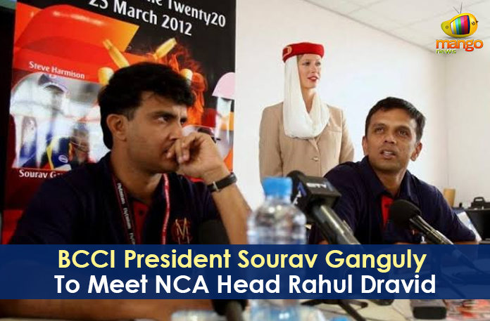 2019 Latest Sport News, 2019 Latest Sport News And Headlines, BCCI President Sourav Ganguly, BCCI President Sourav Ganguly To Meet NCA Head, BCCI President Sourav Ganguly To Meet NCA Head Rahul Dravid, Board of Control for Cricket in India, Ganguly To Meet NCA Head Rahul Dravid, Latest Sports News, latest sports news 2019, Mango News, Sourav Ganguly To Meet NCA Head Rahul Dravid, Sourav Ganguly To Meet Rahul Dravid, sports news