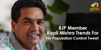 #IStandWithKapilMishra, #KapilMishra, #PopulationControlLaw, Bharatiya Janata Party, BJP Member Kapil Mishra Trends For His Population Control Tweet, Kapil Mishra Trends For His Population Control Tweet, Latest Political Breaking News, law for controlling the population in India, Mango News, National News Headlines Today, national news updates 2019, National Political News 2019, Rashtriya Janata Dal