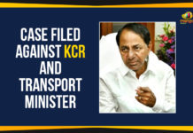 Case Filed Against KCR And Transport Minister Case Filed Against KCR, Case Filed Against KCR And Transport Minister, Kanchanbagh Police Station, mango news telugu, Political Updates 2019, Station House Officer, Telangana, Telangana Breaking News, Telangana Political Live Updates, Telangana Political Updates, Telangana Political Updates 2019, Telangana State Road Transport Corporation