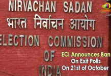 ECI Announces Ban On Exit Polls On 21st of October Assembly elections and by elections, ECI Announces Ban On Exit Polls, ECI Announces Ban On Exit Polls On 21st of October, Election Commission of India, Latest Political Breaking News, Maharashtra And Haryana Assembly Elections, Mango News, National News Headlines Today, national news updates 2019, National Political News 2019